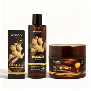 3er - Set: Shampoo + Öl + Maske | Rossen Kosmetik