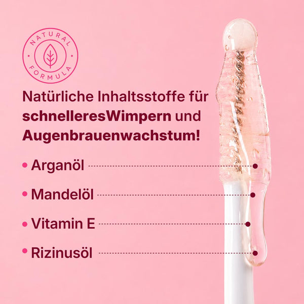 Wimpern- und Augenbrauenserum für Wachstum und Volumen