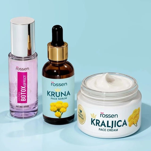 Anti - Aging Gesichtsset mit Lifting - Effekt – 3er Pflege Trio | Rossen Kosmetik