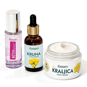 Anti - Aging Gesichtsset mit Lifting - Effekt – 3er Pflege Trio | Rossen Kosmetik
