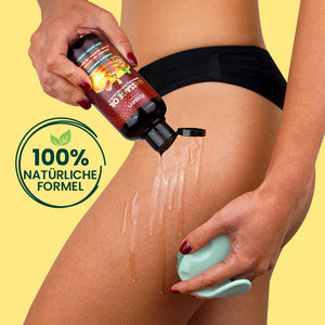 Anti - Cellulite Massageöl mit Koffein, Rosmarin & Gotu Kola – Straffendes Körperöl | Rossen Kosmetik
