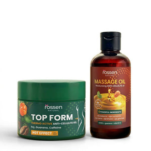 ANTI-CELLULITE SET MIT THERMO-GEL UND KÖRPERÖL | Rossen Kosmetik