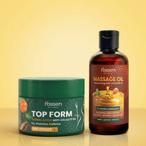 ANTI-CELLULITE SET FÜR BAUCH BEINE HÜFTEN UND PO | Rossen Kosmetik