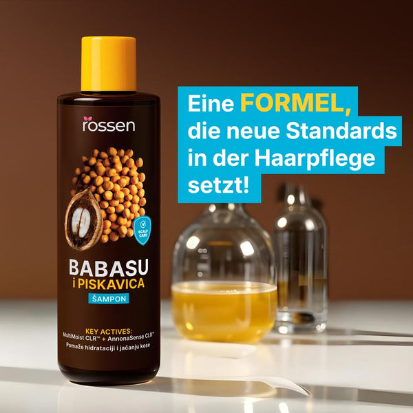 BABASSU & BOCKSHORNKLEE Multivitamin - Shampoo für Haar & empfindliche Kopfhaut | Rossen Kosmetik