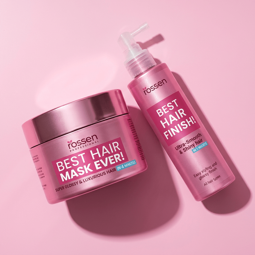 Bestes Haar - Duo für luxuriöses Styling und sichtbaren Glanz | Rossen Kosmetik