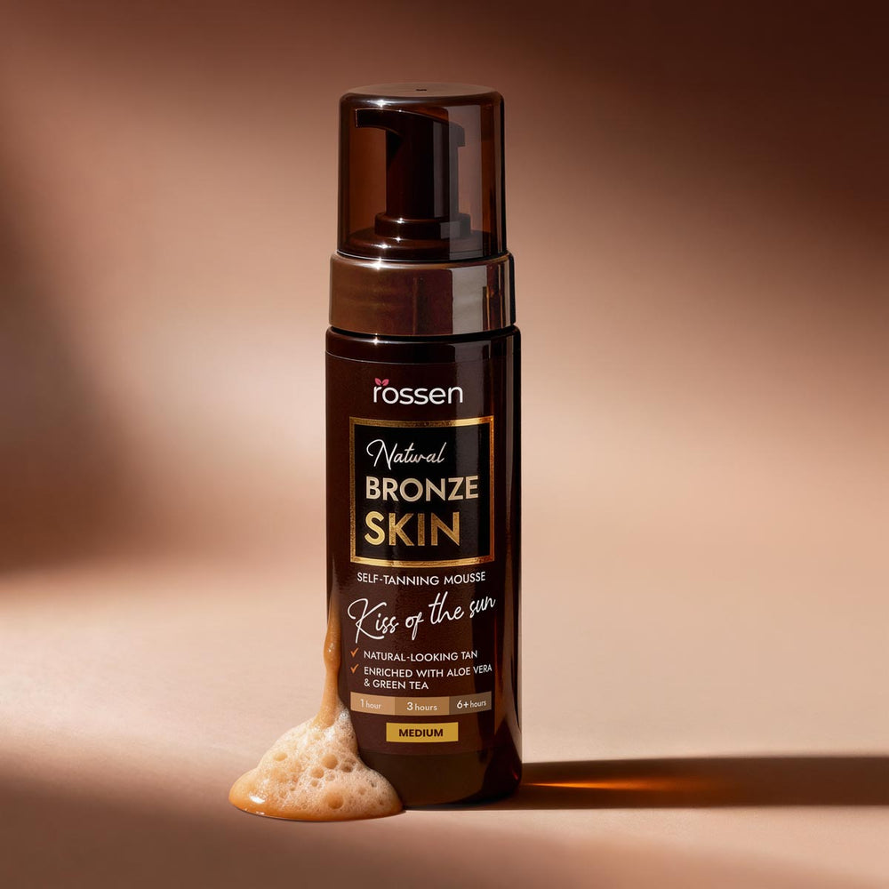 Bronze Skin Selbstbräunungsschaum – Natürlich gebräunte Haut ohne Orange - Stich | Rossen Kosmetik