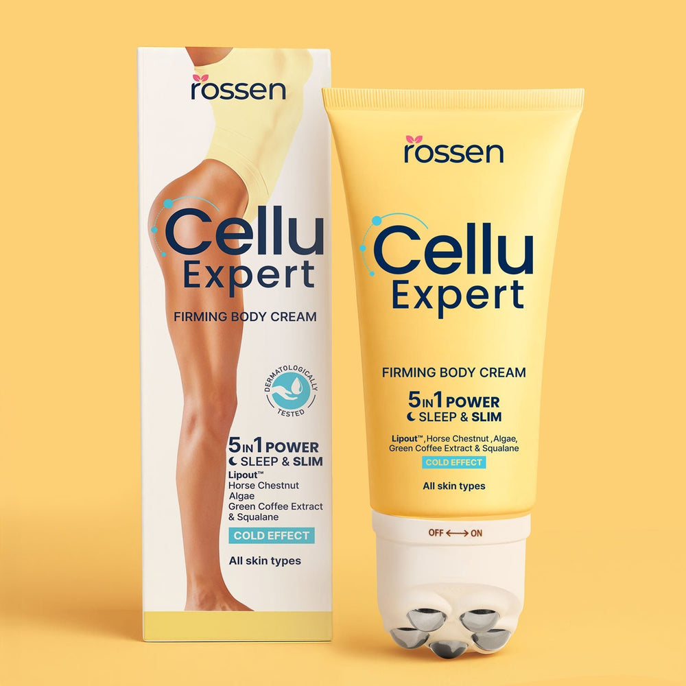 Cellu Expert Anti - Cellulite Creme mit Massagekopf | Rossen Kosmetik