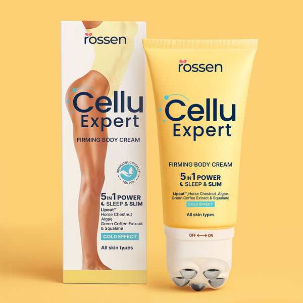Cellu Expert Anti - Cellulite Creme mit Massagekopf | Rossen Kosmetik