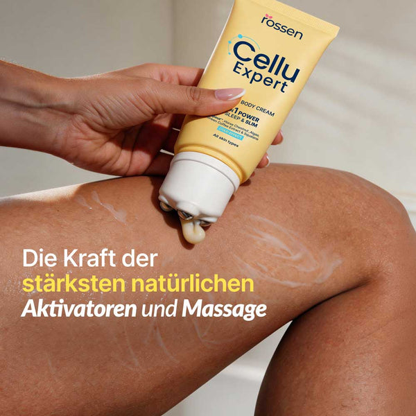 Cellu Expert Anti - Cellulite Creme mit Massagekopf | Rossen Kosmetik
