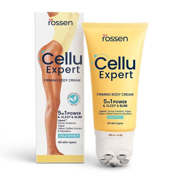Cellu Expert Anti - Cellulite Creme mit Massagekopf | Rossen Kosmetik