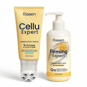 Cellulite Duo – Cellu Gel & Body Milk für straffere Haut | Rossen Kosmetik