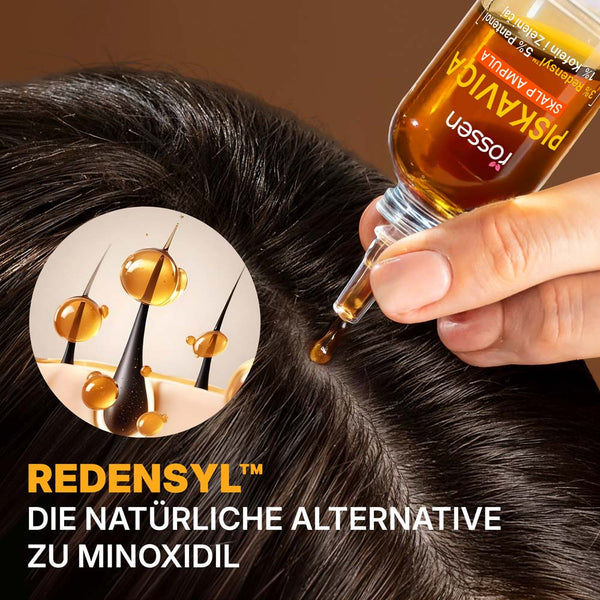 Duo - Pack Redensyl™ Ampullen für Haarwachstum – gegen Haarausfall & für dichtere Haare | Rossen Kosmetik