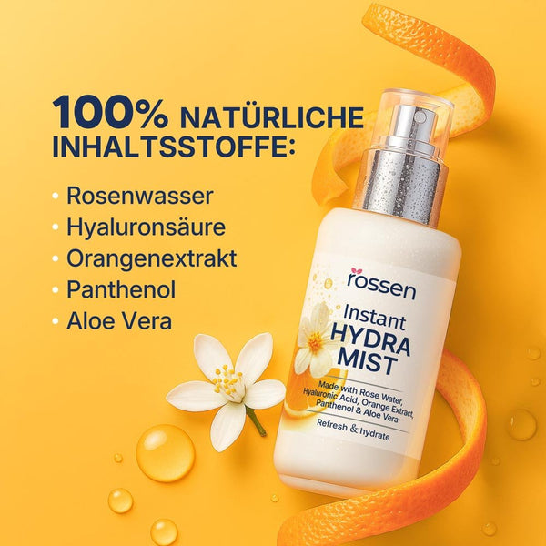 GESICHTSSPRAY FÜR FEUCHTIGKEIT UND NATÜRLICHEN GLOW | Rossen Kosmetik