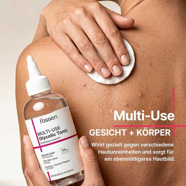 Glykol-Toner – vielseitig anwendbar | Rossen Kosmetik