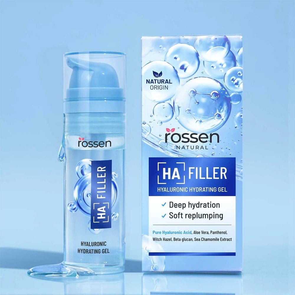 HA Filler Hyaluronsäure Gel – Intensiver Feuchtigkeitsbooster für pralle, glatte Haut | Rossen Kosmetik