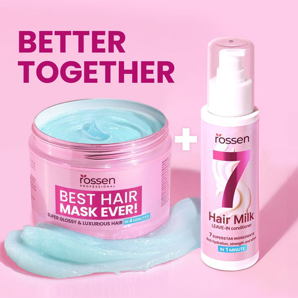 HAIR MILK Leave - in Conditioner – Feuchtigkeitsspendende Haarmilch für Glanz, Schutz & Anti - Frizz | Rossen Kosmetik