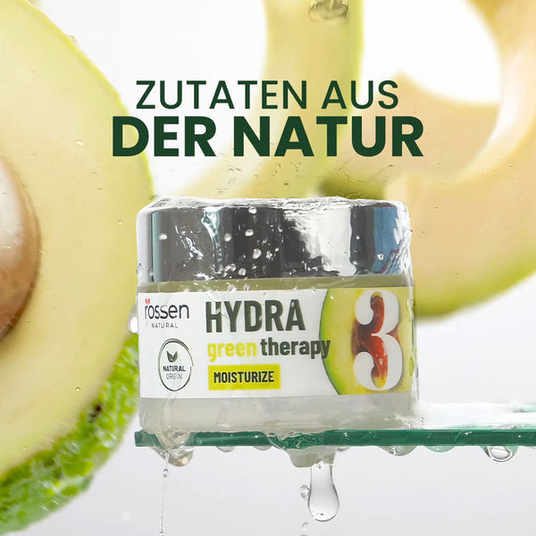 Hydracreme mit Avocado – 24h Feuchtigkeitspflege mit Hyaluronsäure & Niacinamid | Rossen Kosmetik