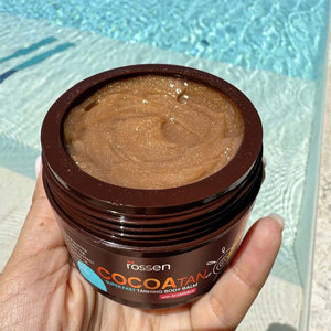 Kakao Tan Marmelade mit Schimmer – Intensiver Bräunungsbooster & Pflegeöl | Rossen Kosmetik