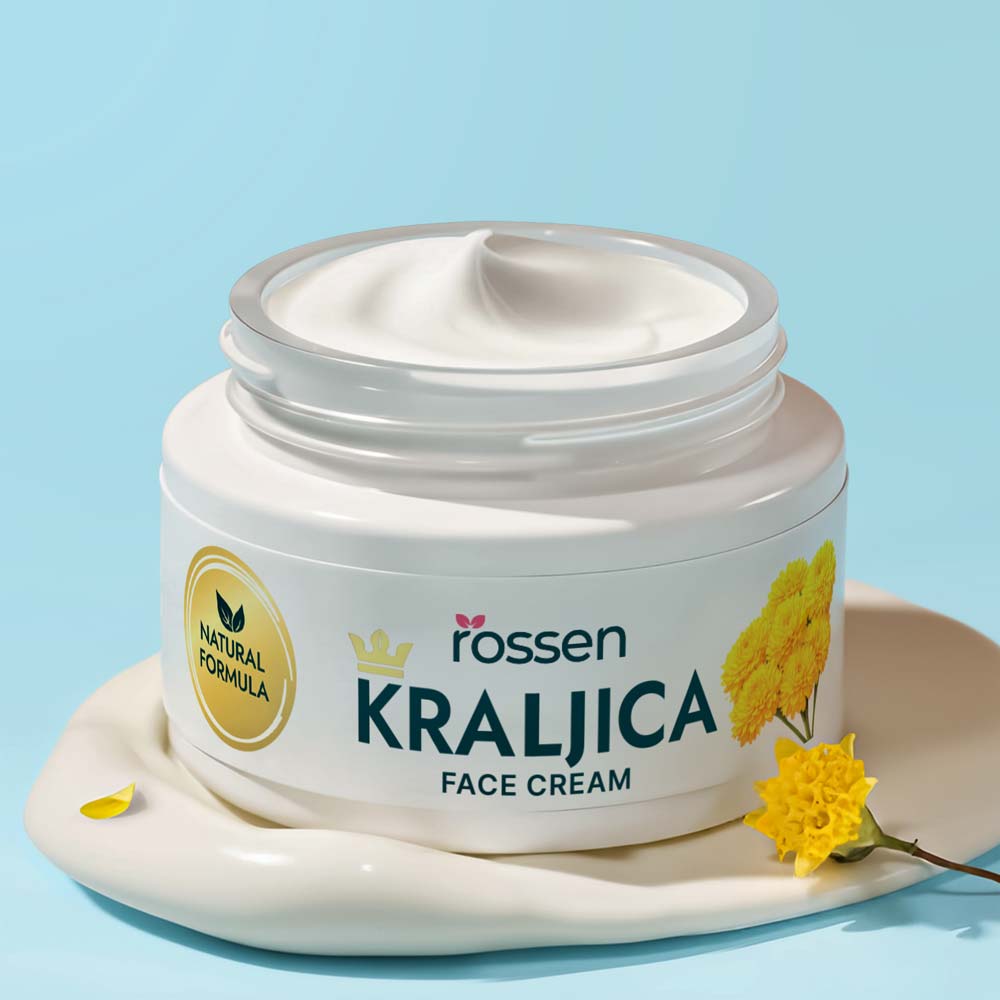 KÖNIGIN Anti - Falten - Creme mit Arganöl & Immortelle – Straffende Anti - Aging Pflege | Rossen Kosmetik