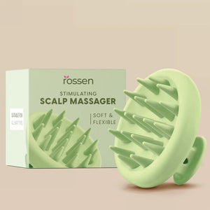 Kopfhautmassagebürste - grün | Rossen Kosmetik