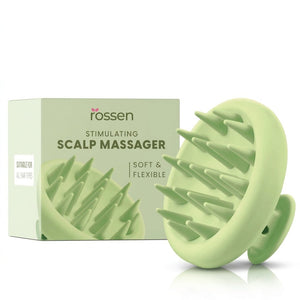 Kopfhautmassagebürste - grün | Rossen Kosmetik