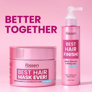 Leave - in Anti - Frizz Haarspray für glattes, geschmeidiges und frizzfreies Haar | Rossen Kosmetik