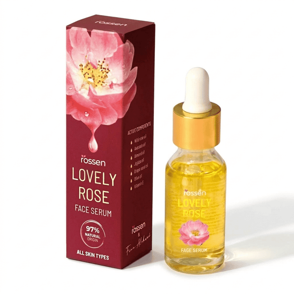 Lovely Rose Serum Nachtöl mit Wildrose & Vitamin E | Rossen Kosmetik