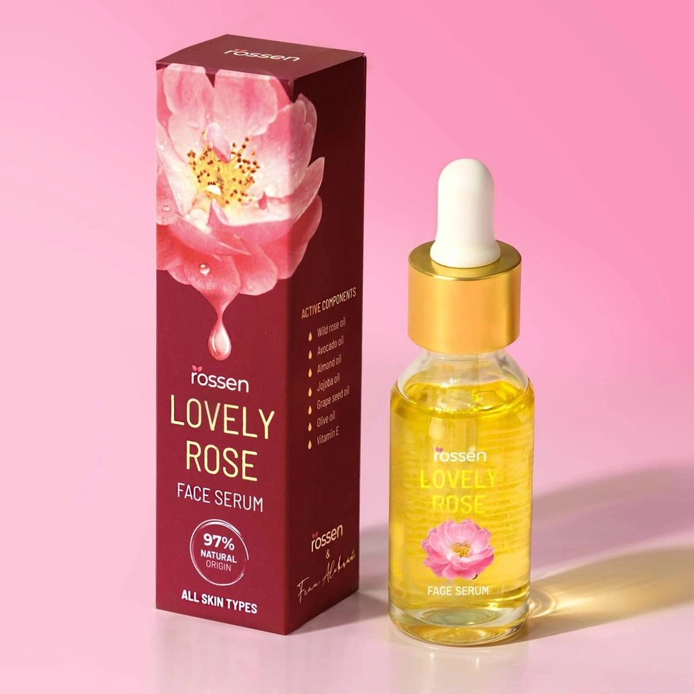Lovely Rose Serum Nachtöl mit Wildrose & Vitamin E | Rossen Kosmetik