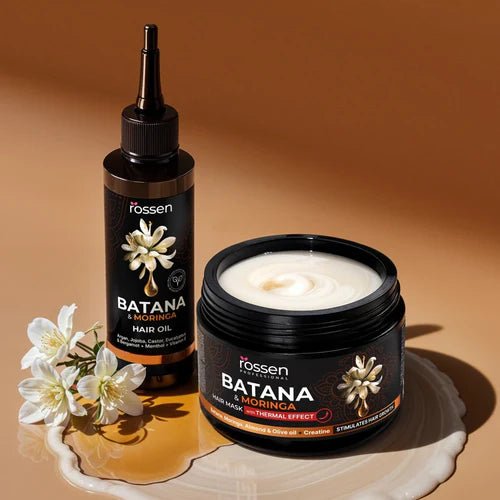 MORINGA & BATANA HAARPFLEGE - SET – FÜR KRÄFTIGES HAAR & GESUNDES HAARWACHSTUM | Rossen Kosmetik