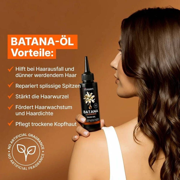 Moringa - und Batanaöl für kräftiges Haar und natürliches Haarwachstum | Rossen Kosmetik