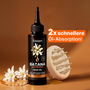 Moringa - und Batanaöl für kräftiges Haar und natürliches Haarwachstum | Rossen Kosmetik