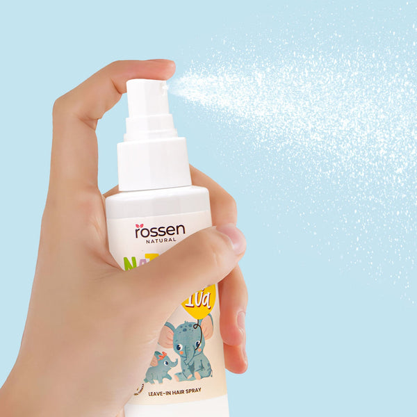 ANWENDUNG DES NATURAL KIDS HAARSPRAYS | Rossen Kosmetik