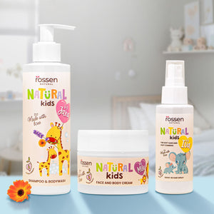 NATURAL KIDS PFLEGEROUTINE FÜR KINDERHAAR | Rossen Kosmetik