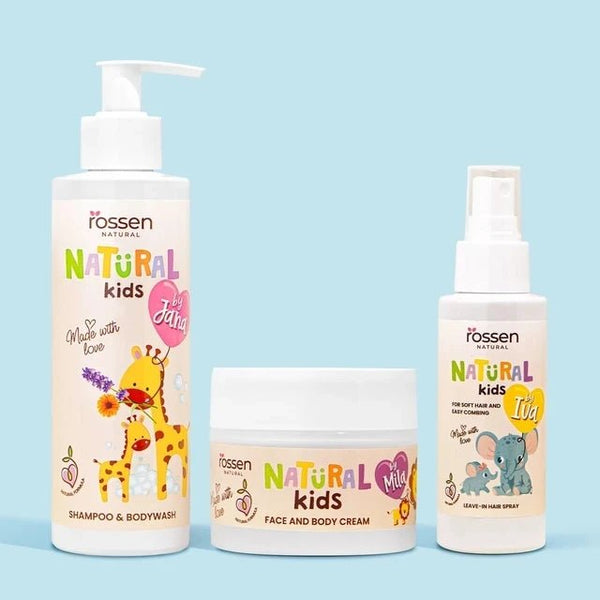 Natural Kids Set – Sanfte Pflege für Kinderhaar und empfindliche Haut | Rossen Kosmetik