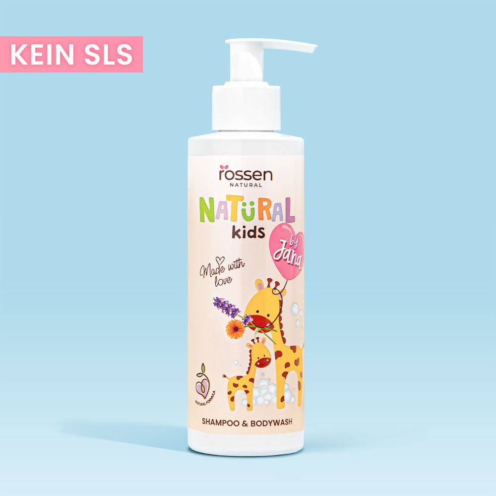 Natural Kids Shampoo & Duschgel für Babys & Kinder | Rossen Kosmetik