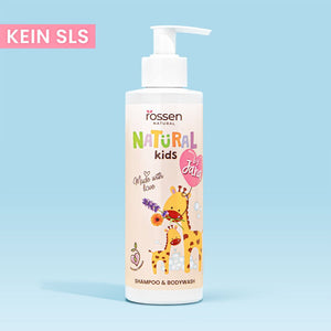 Natural Kids Shampoo & Duschgel für Babys & Kinder | Rossen Kosmetik