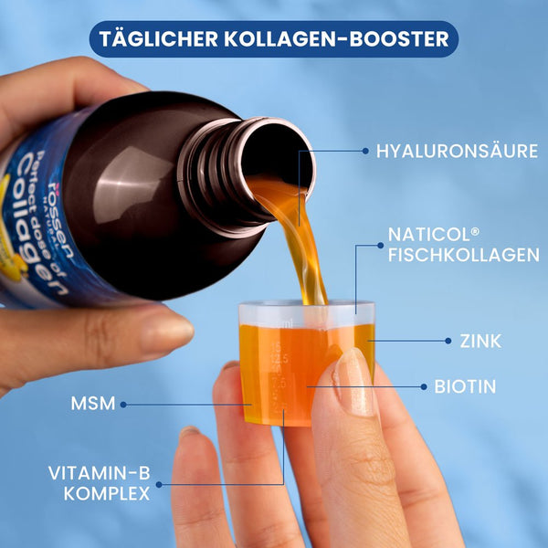 Perfect Dose Kollagen mit Naticol® – Fischkollagen Typ I für Haut, Haare & Gelenke | Rossen Kosmetik