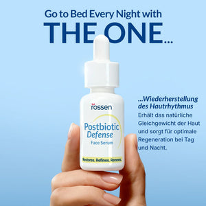 Probiotisches Gesichtsserum mit Hyaluronsäure & Postbiotika | Rossen Kosmetik