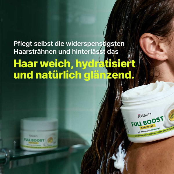Rosmarin Haarmaske für Haarwachstum & Haarstärkung | Rossen Kosmetik