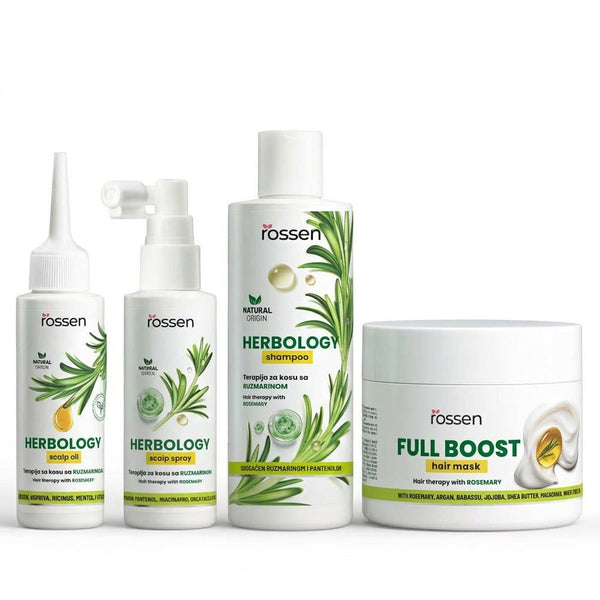 ROSMARIN HAARWACHSTUM SET GEGEN HAARAUSFALL | Rossen Kosmetik