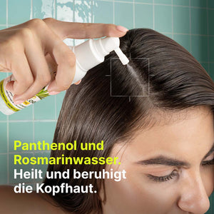Rosmarin Kopfhaut Spray für Haarwachstum, Feuchtigkeit & Glanz | Rossen Kosmetik
