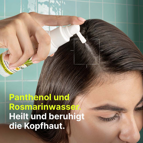 Rosmarin Kopfhaut Spray für Haarwachstum, Feuchtigkeit & Glanz | Rossen Kosmetik