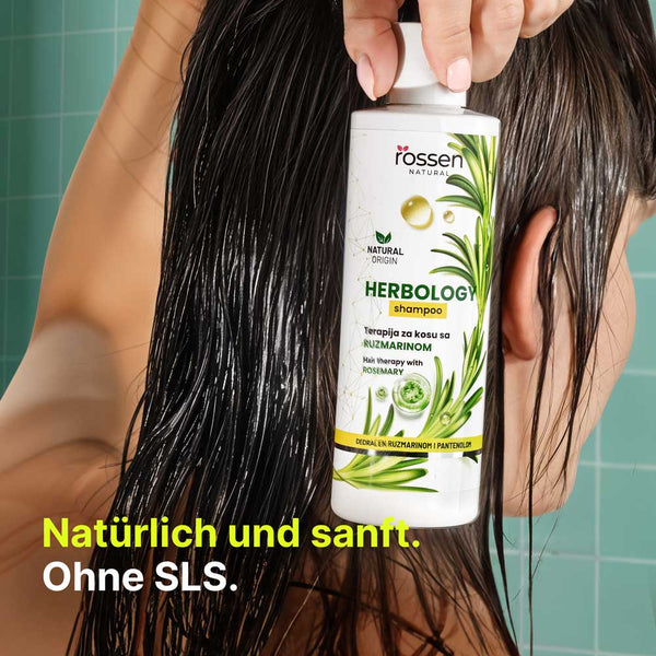 Rosmarin Shampoo gegen Haarausfall & für schnelles Haarwachstum | Rossen Kosmetik