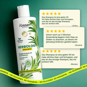 Rosmarin Shampoo gegen Haarausfall & für schnelles Haarwachstum | Rossen Kosmetik