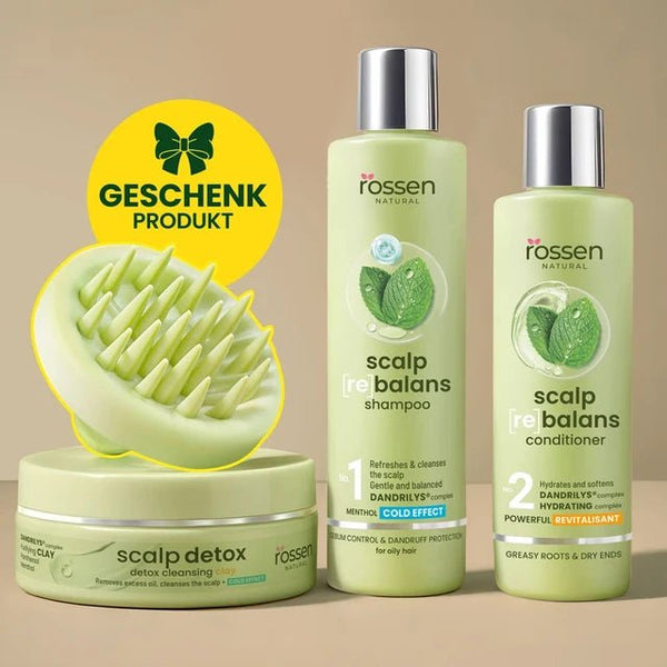 Scalp Rebalance Set für fettiges Haar | Rossen Kosmetik