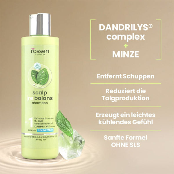 Scalp Rebalance Set gegen fettige Kopfhaut und trockene Spitzen | Rossen Kosmetik