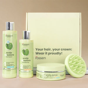 Scalp Rebalance Set gegen fettige Kopfhaut und trockene Spitzen | Rossen Kosmetik