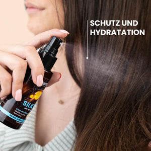 Silky Leave - in Thermo - Schutzspray für glänzendes, geschütztes Haar | Rossen Kosmetik