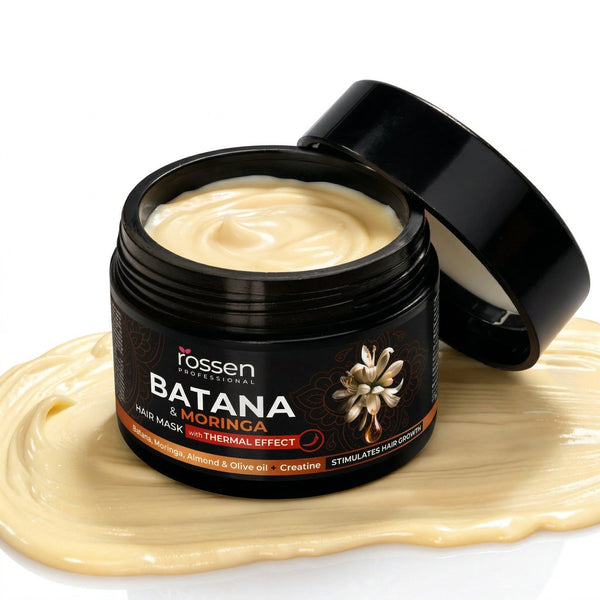 Thermalmaske für Haarwachstum mit Moringa & Batana | Rossen Kosmetik