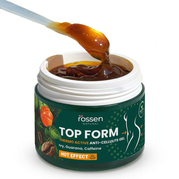 Thermo Anti - Cellulite Gel mit Efeu & Guarana – Wärme - Effekt gegen Cellulite | Rossen Kosmetik